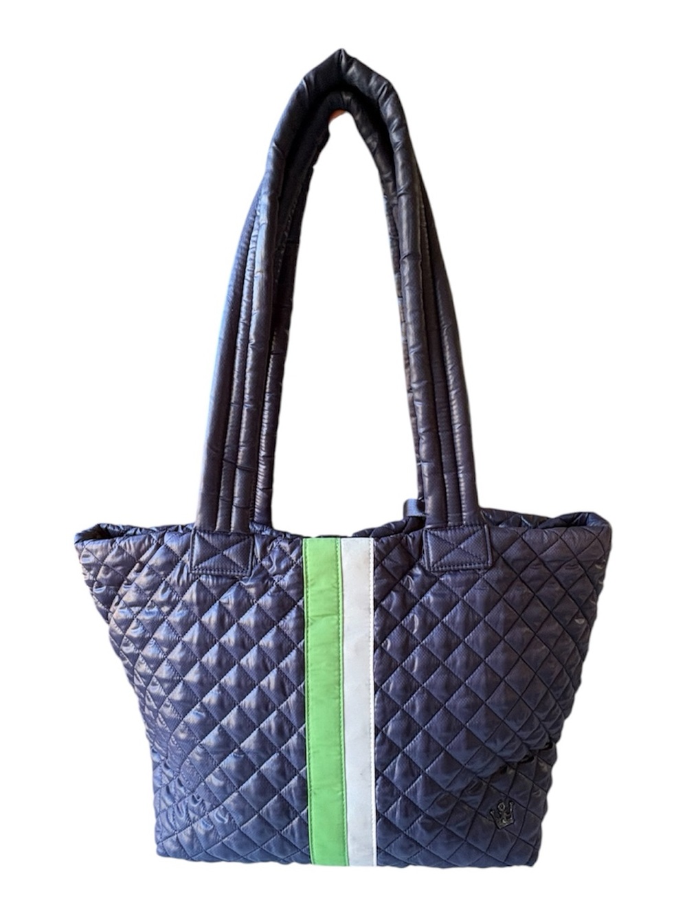 Oliver Thomas KITCHEN SINK BAG - Navy Green Stripe Limited Edition